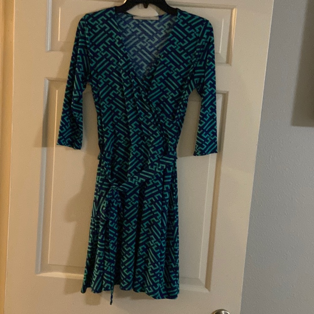 Blue and green dress. 41 Hawthorn brand, size s